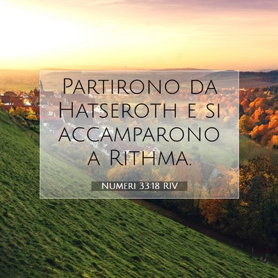 Numeri 33:18 Versetto della Bibbia Spiegato