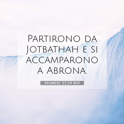 Numeri 33:34 Versetto della Bibbia Spiegato