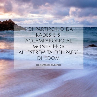 Numeri 33:37 Versetto della Bibbia Spiegato