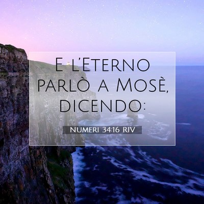 Numeri 34:16 Versetto della Bibbia Spiegato