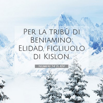 Numeri 34:21 Versetto della Bibbia Spiegato