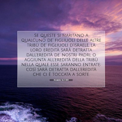 Numeri 36:3 Versetto della Bibbia Spiegato