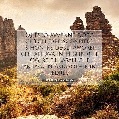 Deuteronomio 1:4 Versetto della Bibbia Spiegato