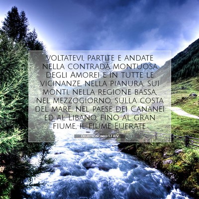 Deuteronomio 1:7 Versetto della Bibbia Spiegato