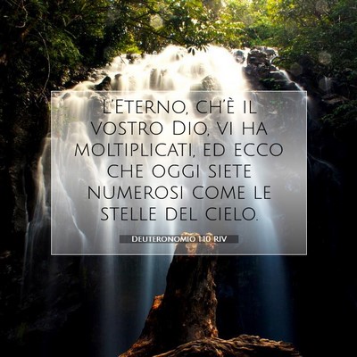 Deuteronomio 1:10 Versetto della Bibbia Spiegato