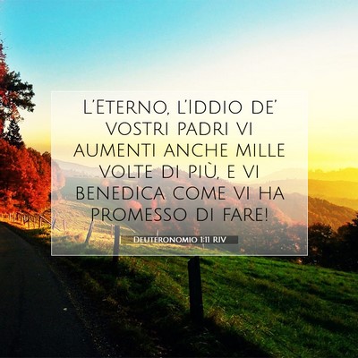 Deuteronomio 1:11 Versetto della Bibbia Spiegato