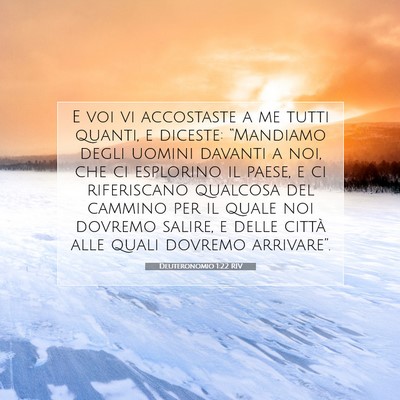 Deuteronomio 1:22 Versetto della Bibbia Spiegato