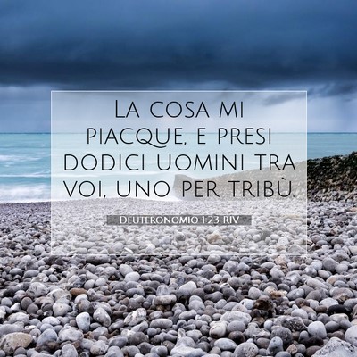 Deuteronomio 1:23 Versetto della Bibbia Spiegato