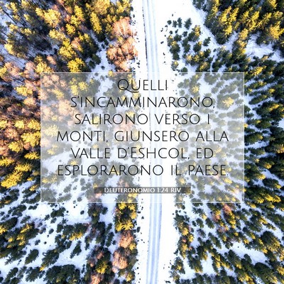 Deuteronomio 1:24 Versetto della Bibbia Spiegato