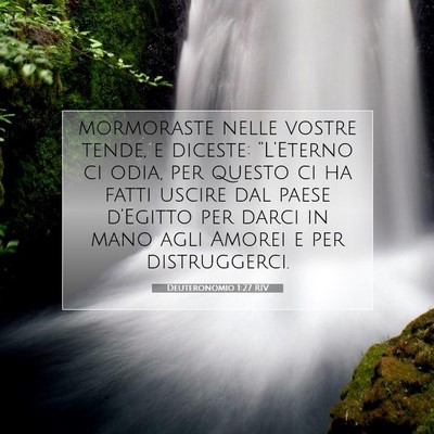 Deuteronomio 1:27 Versetto della Bibbia Spiegato