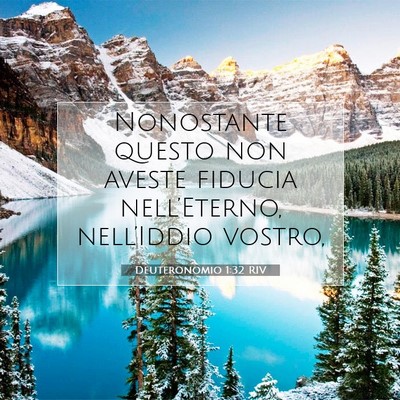 Deuteronomio 1:32 Versetto della Bibbia Spiegato