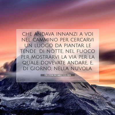 Deuteronomio 1:33 Versetto della Bibbia Spiegato