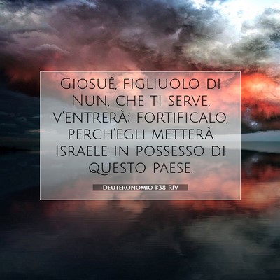 Deuteronomio 1:38 Versetto della Bibbia Spiegato