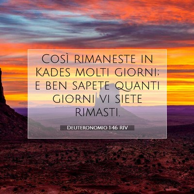 Deuteronomio 1:46 Versetto della Bibbia Spiegato