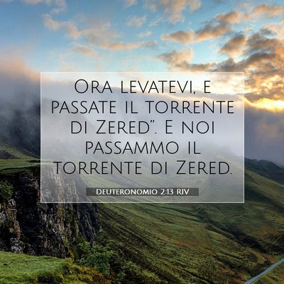 Deuteronomio 2:13 Versetto della Bibbia Spiegato