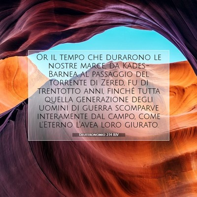 Deuteronomio 2:14 RIV Immagine del Versetto della Bibbia