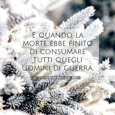Deuteronomio 2:16 Versetto della Bibbia Spiegato
