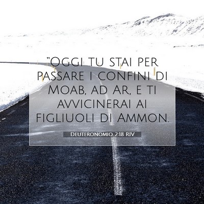 Deuteronomio 2:18 Versetto della Bibbia Spiegato