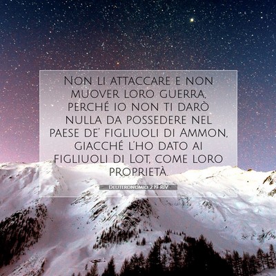 Deuteronomio 2:19 RIV Immagine del Versetto della Bibbia