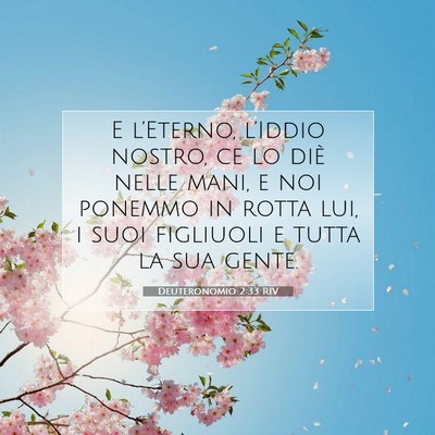 Deuteronomio 2:33 Versetto della Bibbia Spiegato