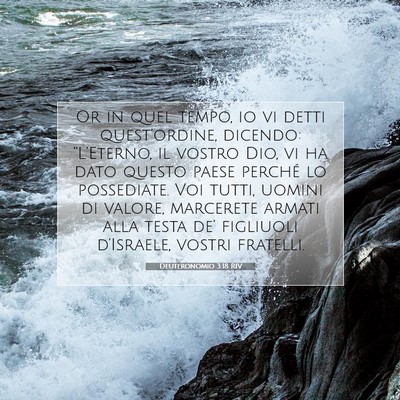 Deuteronomio 3:18 RIV Immagine del Versetto della Bibbia