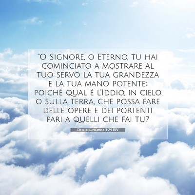 Deuteronomio 3:24 Versetto della Bibbia Spiegato