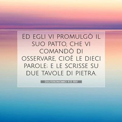Deuteronomio 4:13 Versetto della Bibbia Spiegato