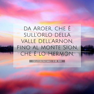 Deuteronomio 4:48 RIV Immagine del Versetto della Bibbia
