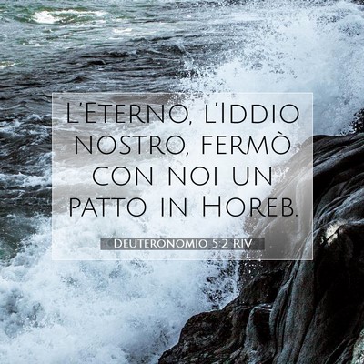 Deuteronomio 5:2 RIV Immagine del Versetto della Bibbia