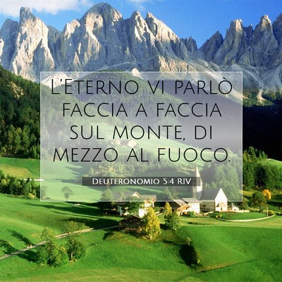 Deuteronomio 5:4 Versetto della Bibbia Spiegato