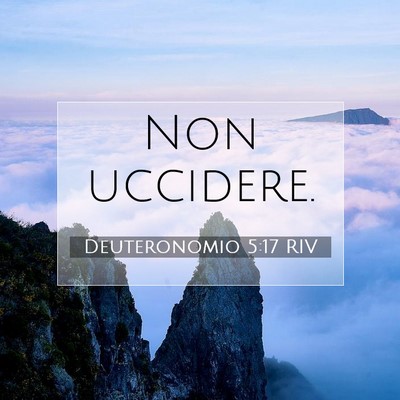 Deuteronomio 5:17 Versetto della Bibbia Spiegato