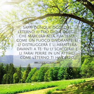 Deuteronomio 9:3 Versetto della Bibbia Spiegato