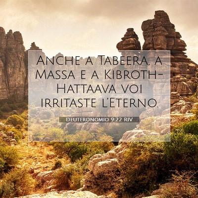 Deuteronomio 9:22 RIV Immagine del Versetto della Bibbia