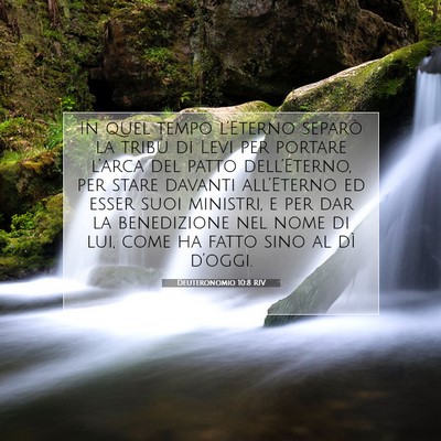 Deuteronomio 10:8 RIV Immagine del Versetto della Bibbia