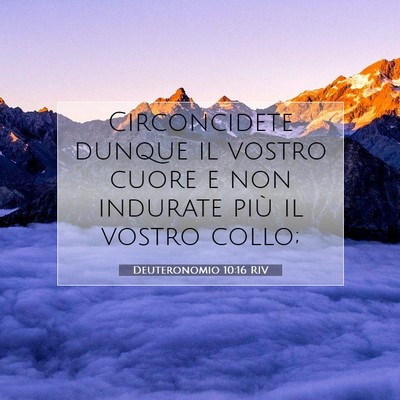 Deuteronomio 10:16 Versetto della Bibbia Spiegato
