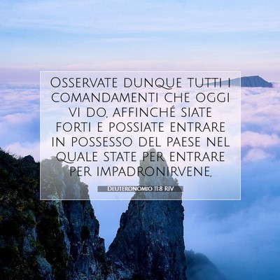 Deuteronomio 11:8 Versetto della Bibbia Spiegato