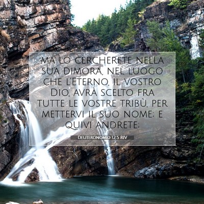 Deuteronomio 12:5 RIV Immagine del Versetto della Bibbia