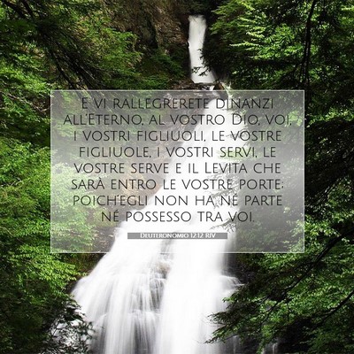Deuteronomio 12:12 Versetto della Bibbia Spiegato