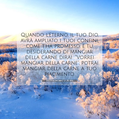 Deuteronomio 12:20 Versetto della Bibbia Spiegato