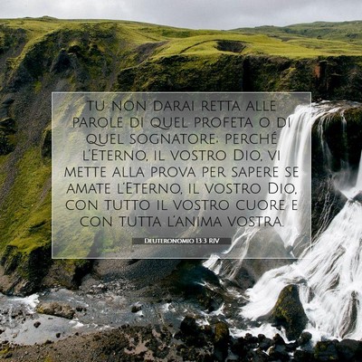 Deuteronomio 13:3 RIV Immagine del Versetto della Bibbia
