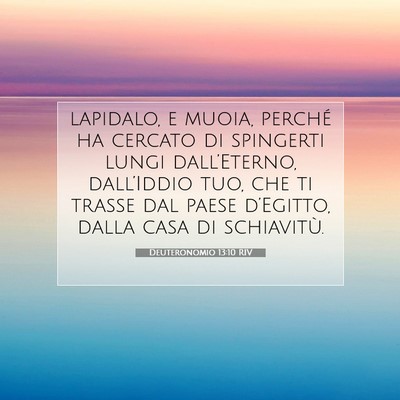 Deuteronomio 13:10 Versetto della Bibbia Spiegato
