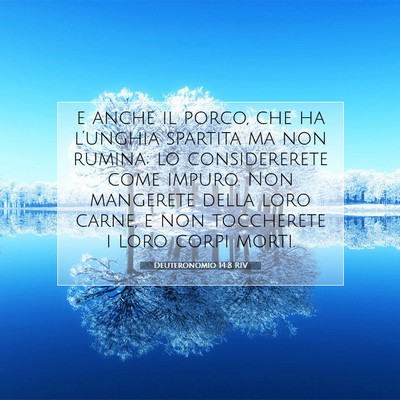 Deuteronomio 14:8 Versetto della Bibbia Spiegato