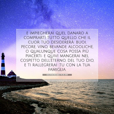Deuteronomio 14:26 Versetto della Bibbia Spiegato