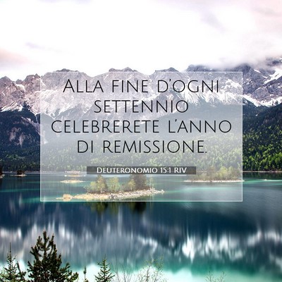 Deuteronomio 15:1 Versetto della Bibbia Spiegato