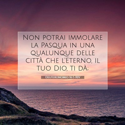 Deuteronomio 16:5 Versetto della Bibbia Spiegato