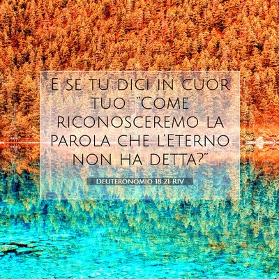 Deuteronomio 18:21 Versetto della Bibbia Spiegato