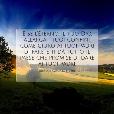 Deuteronomio 19:8 Versetto della Bibbia Spiegato