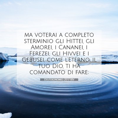 Deuteronomio 20:17 Versetto della Bibbia Spiegato