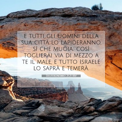 Deuteronomio 21:21 RIV Immagine del Versetto della Bibbia