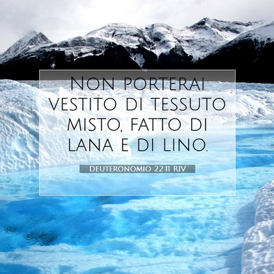 Deuteronomio 22:11 Versetto della Bibbia Spiegato